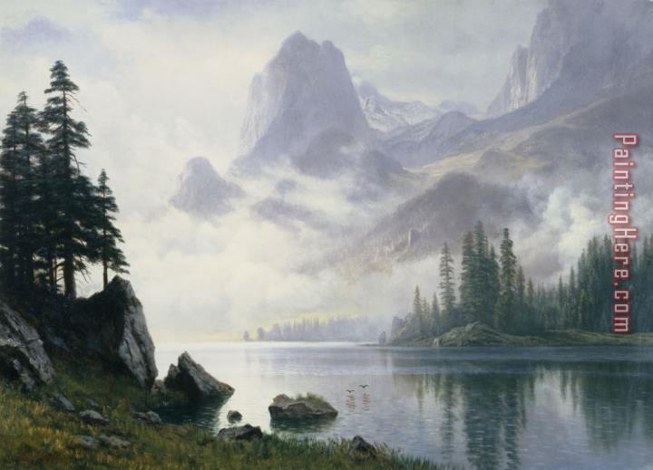 Albert Bierstadt Mountain out of the Mist